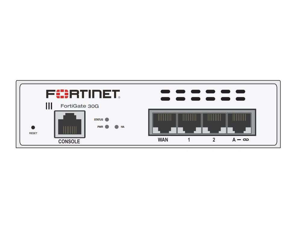 FortiGate-30G Hardware + 3 Year FortiCare Premium & FortiGuard UTP