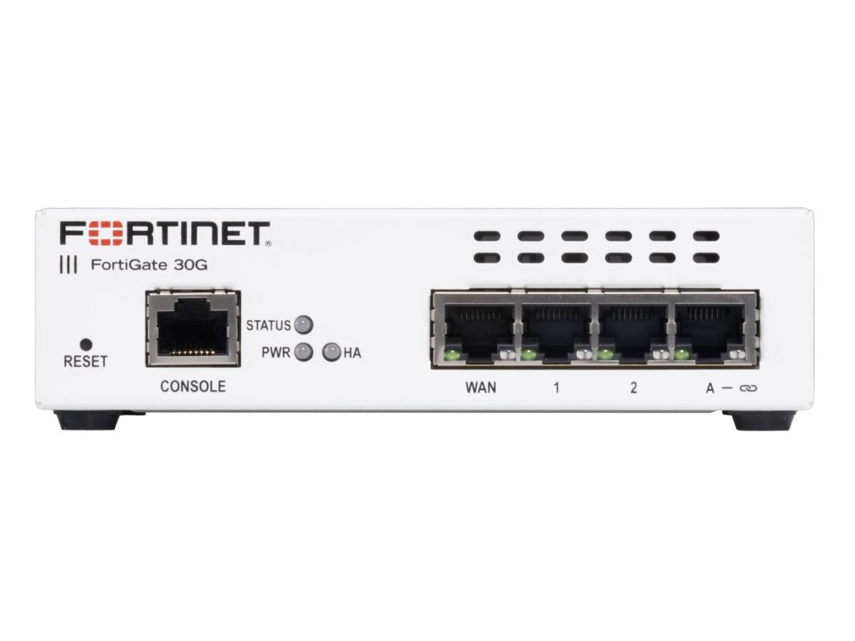 FortiGate-30G Hardware + 3 Year FortiCare Premium & FortiGuard UTP