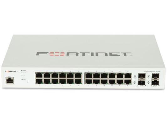 FortiSwitch-224E-POE Layer 2/3 PoE+ Managed Switch