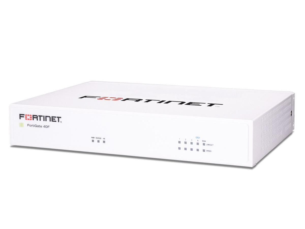 FortiGate-40F Hardware + 3 Year FortiCare Premium & FortiGuard UTP